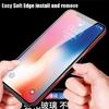 Чехол для телефона из закаленного стекла для Samsung A06 A12 A16 A22 A32 A34 A53 A56 S20FE S23 S25 iPhone 11 12 13 14 15 16 17, мягкий край, противоударный, гладкий чехол