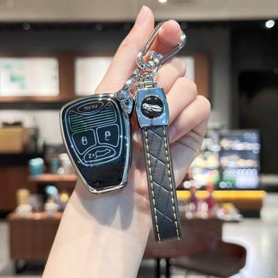 Чехол-брелок от автомобиля с брелком из искусственной кожи для Chrysler 300C Avenger Sebring Chrysler 200 Aspen Dodge Charger Commander Che