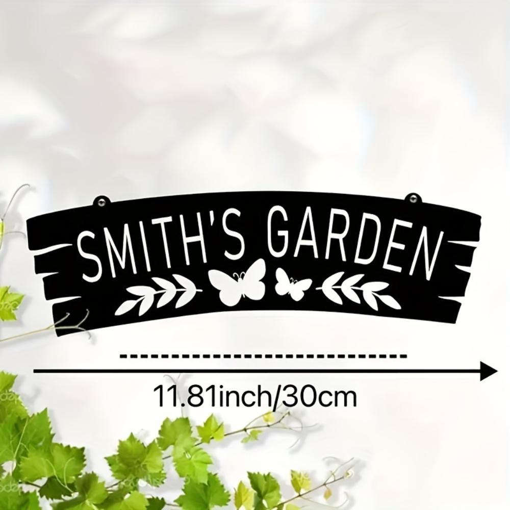 Металлическое Настенное Искусство Сад Смитов Бабочки Листья Ручная Работа На Заказ Уличный Декор Подарок