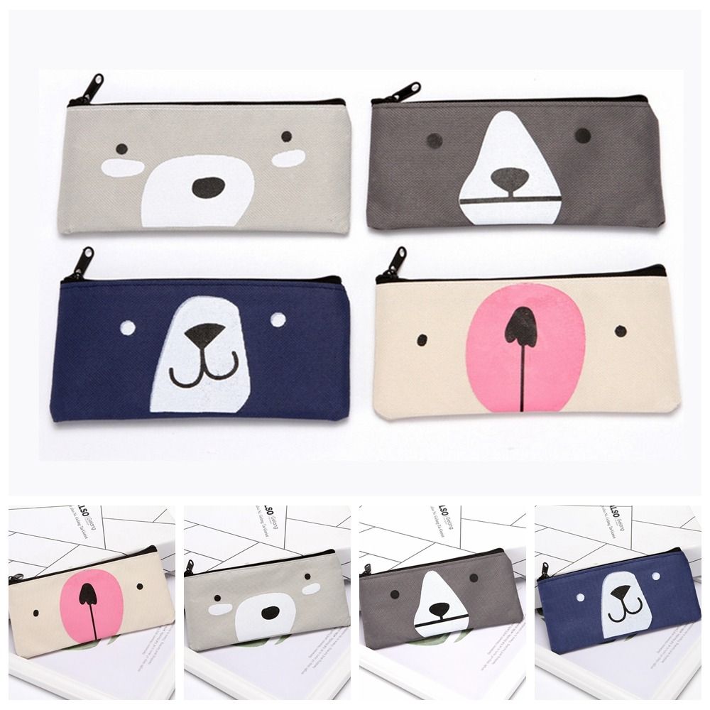 Creative Pencil Bag Cute Stationery Bag Durable Cosmetic Bag School Supplies