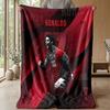 Cristiano Ronaldo Printed Flannel Blanket Skin Friendly Warm Decorative Throw for Indoor Couch Bed Daily Use