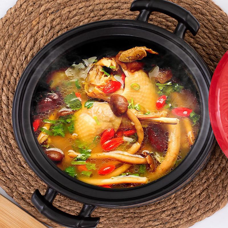 HuaMeiGuan 3.2L High-Temperature Ceramic Casserole Pot