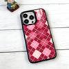 Чехол для телефона с клетчатым фоном Для iPhone 17, 16, 15, 14, 13, 12, 11 Plus, Pro Магнитный с Magsafe Беспроводная зарядка