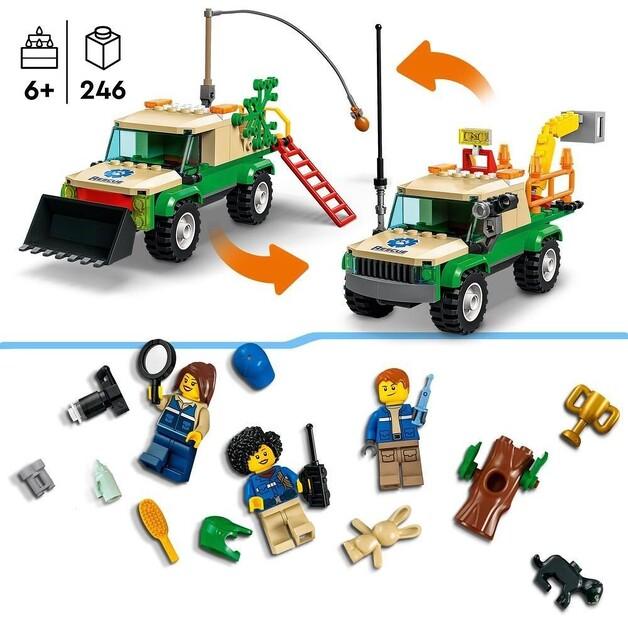 Конструктор LEGO Сити 60353 Спасательные миссии диких животных