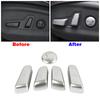 For Kia Sportage QL 2015-2019 Seat Adjustment Switch Knob Trim Covers Interior Moulding Car Accessories Decoration Sticker