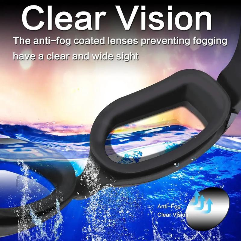 Professional Swimming Goggles Adult Anti-Fog Swim Glasses Waterproof Adjustable Silicone Swimming Glasses Eyewear Men Women
