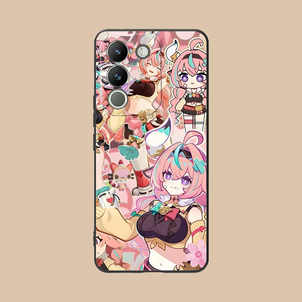 Игровой чехол GI Varesa из матового ТПУ для мобильного телефона VIVO Y77 76 75 74 73 72 58 56 55 51 50 38 36 Y19 Y18 Y03 Y01 5G Цветная крышка