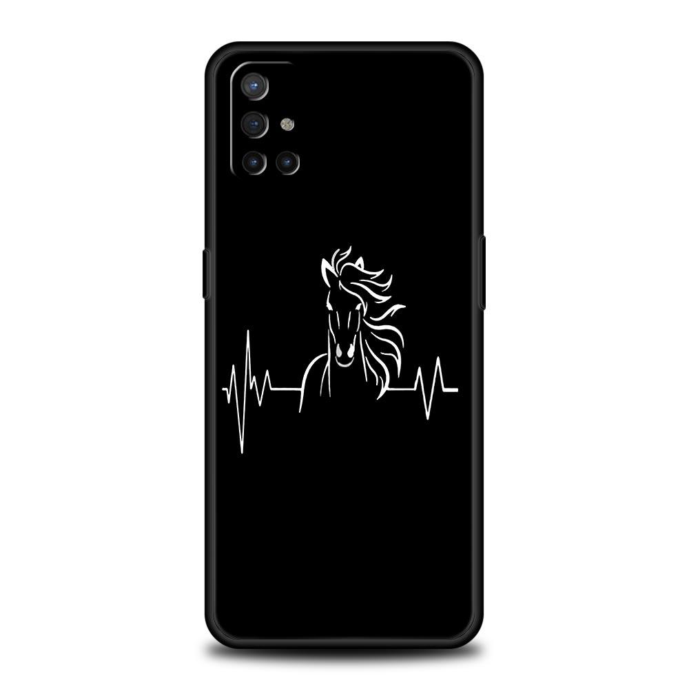 Чехол для телефона для OnePlus 12 11 10 9 Pro 9T 12R 10R 9R 9RT 10T 8T 8 7 6T 7T Nord 2T CE 2 5G N200 N10 N100 Чехол Художественный с животными Лошадь