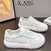 Summer Mesh Breathable Women's Shoes Leather German Training Shoes 2025 New Versatile Little White Shoes Casual Sports Shoes Forrest Gump Shoes