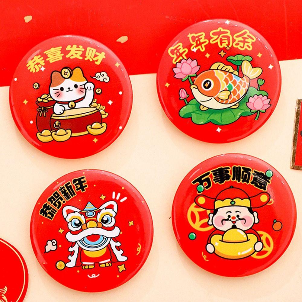 High Beauty Brooch Decoration Badge Cute Design New Year's Badge Children Party