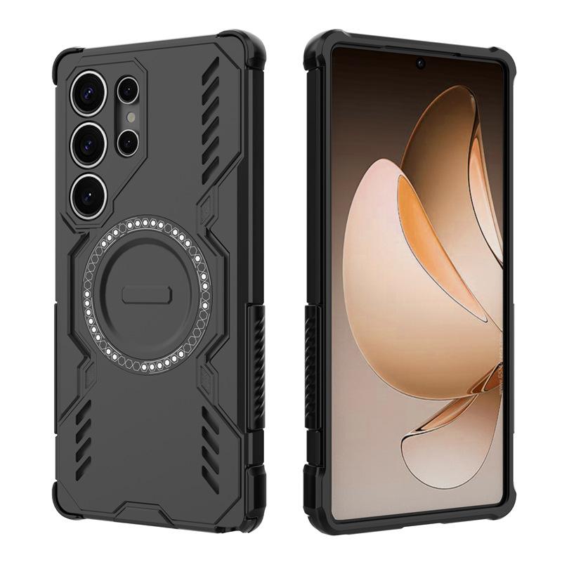 Применимо к Samsung S26Ultra бабочка броня магнитный чехол для мобильного телефона S25Ultra теплоотвод S25FE противоударный защитный чехол