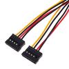 Ide Molex 4 Pin К 2 X Sata Кабель Питания Serial Ata Y Разветвитель Жесткий Диск Двойной Удлинительный Кабель Адаптер Разъем