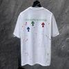 8965 CHROME HEARTS Лето 2026 Новая Высококачественная Хлопковая Свободная Футболка Большого Размера с Круглым Вырезом для Мужчин и Женщин Футболка для Пары