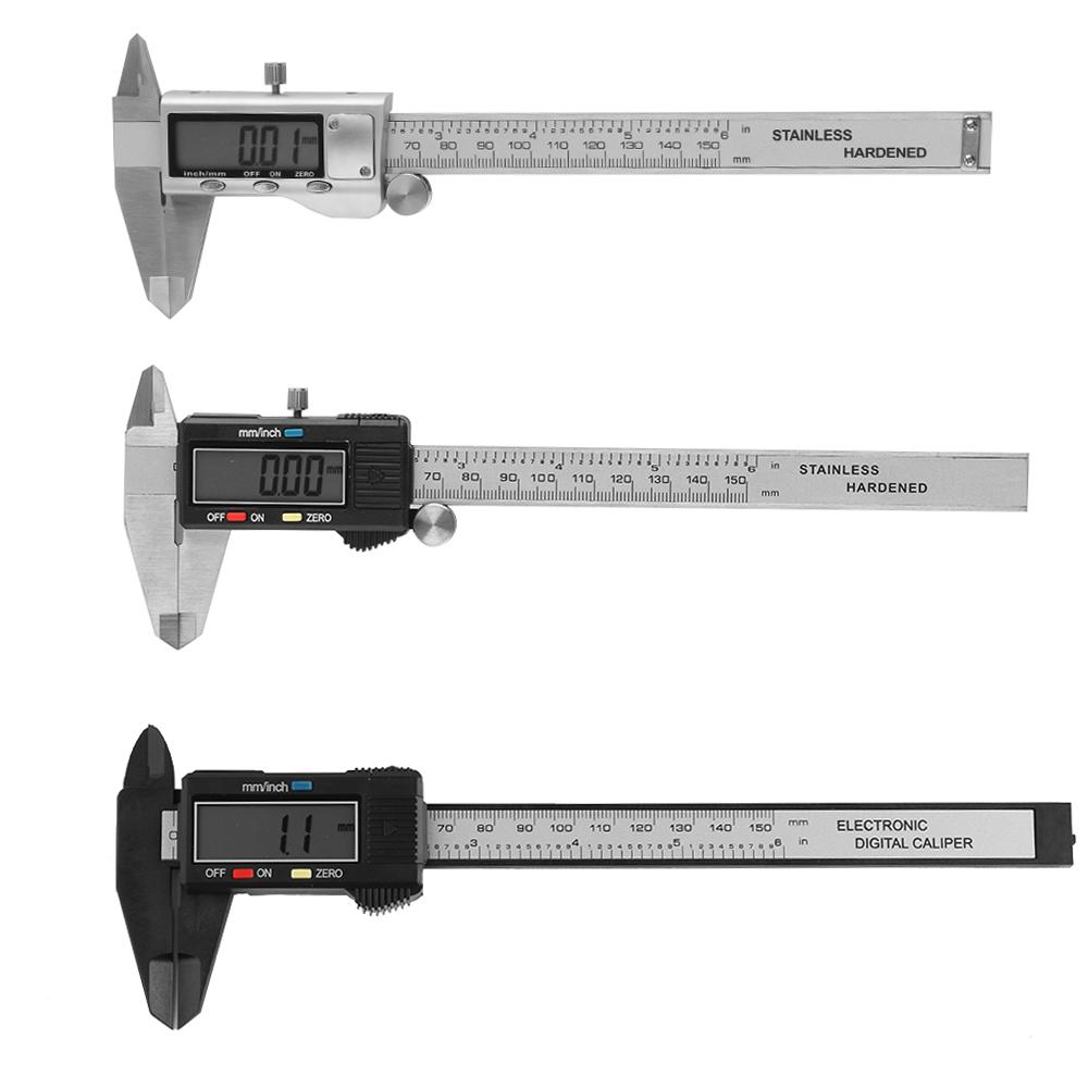 Workshop Ruler Electronic Precision Micrometer Stainless Steel LCD Gauge Digital Vernier Caliper