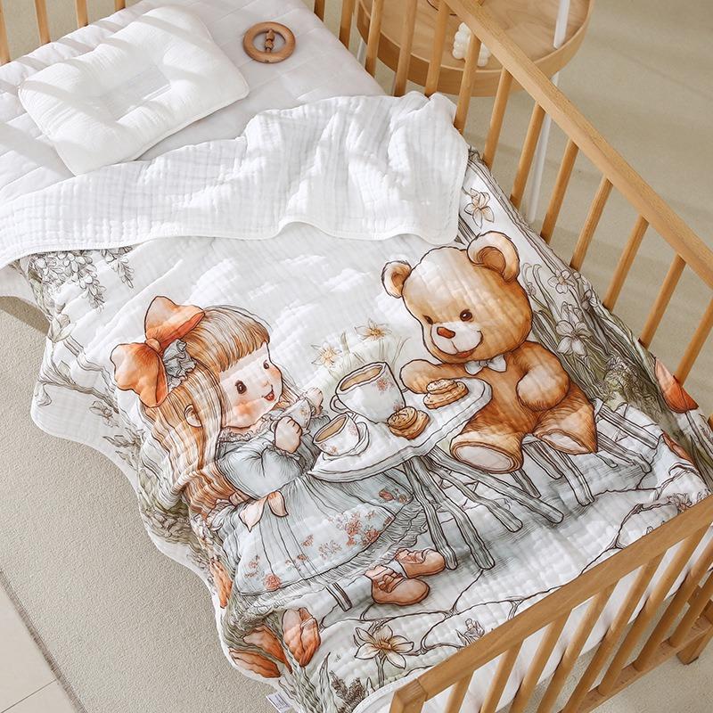 Multi-Purpose Infant Wrap - Ultra-Soft Gauze Receiving Blanket for Newborns & Toddlers for Summer/AC Use