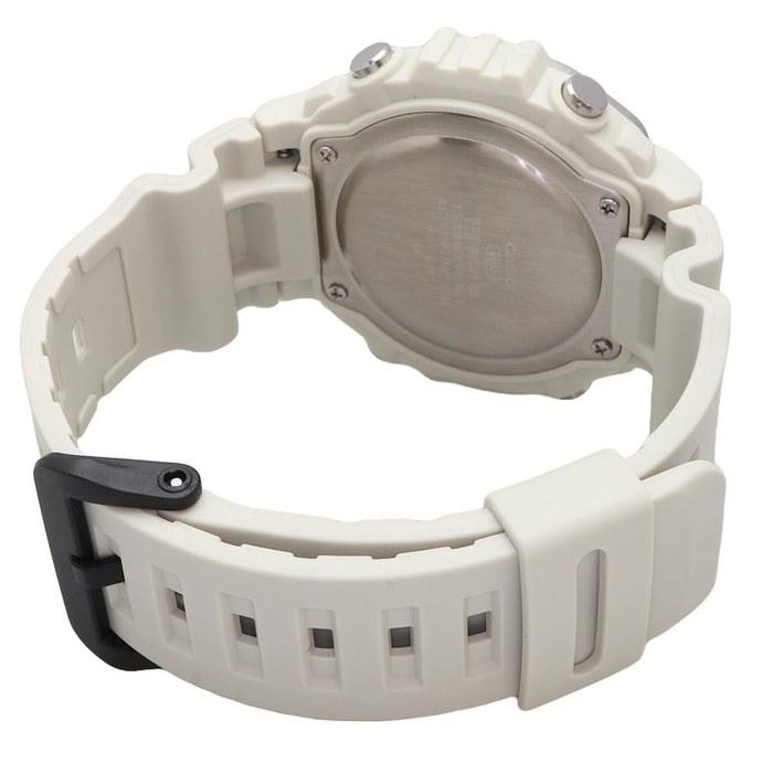 Casio Стандартные цифровые мужские часы с металлическим циферблатом MWD-110H-8AV Светло-бежевые