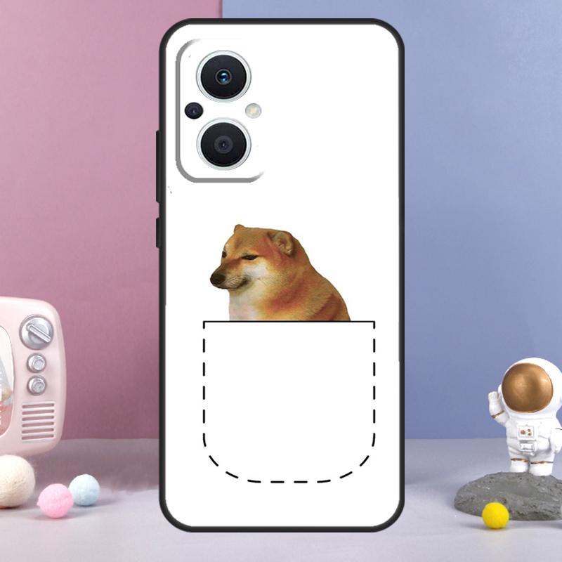 Cheems Doge Funda For OPPO Reno 13 F 11F 12F 14F 10 11 12 14 Pro 7 8 Lite OPPO Find X6 X5 X8 X9 Pro Case