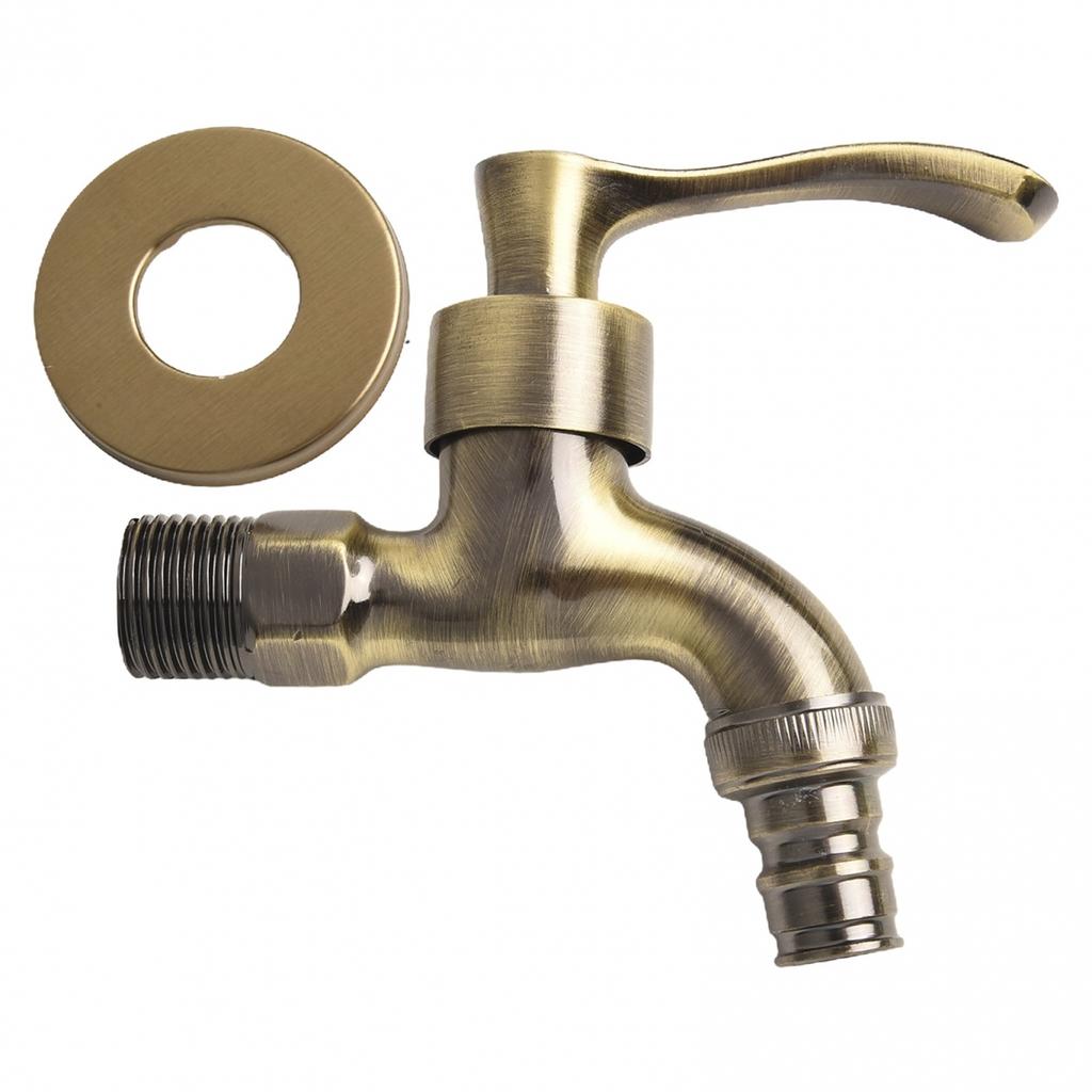 Антикварный бронзовый уличный кран для винтажного сада в классическом европейском стиле