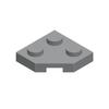 10 ШТ 26601 Клин-Пластина 2x2 Срезанный Угол Блок Moc Совместимый с Кирпичом DIY Детская Игрушка Деталь Сборки