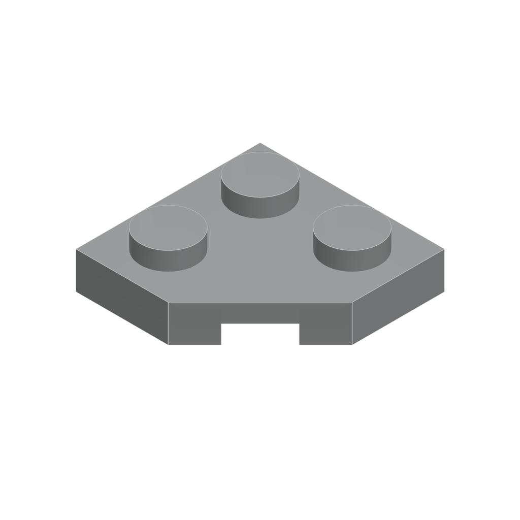 10 ШТ 26601 Клин-Пластина 2x2 Срезанный Угол Блок Moc Совместимый с Кирпичом DIY Детская Игрушка Деталь Сборки