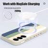 Чехол с принтом «Цветочные полоски» для Samsung Galaxy S26 Ultra S25 FE S24 S23 S22 Plus S21 FE Встроенная металлическая пластина Магнитная силиконовая крышка