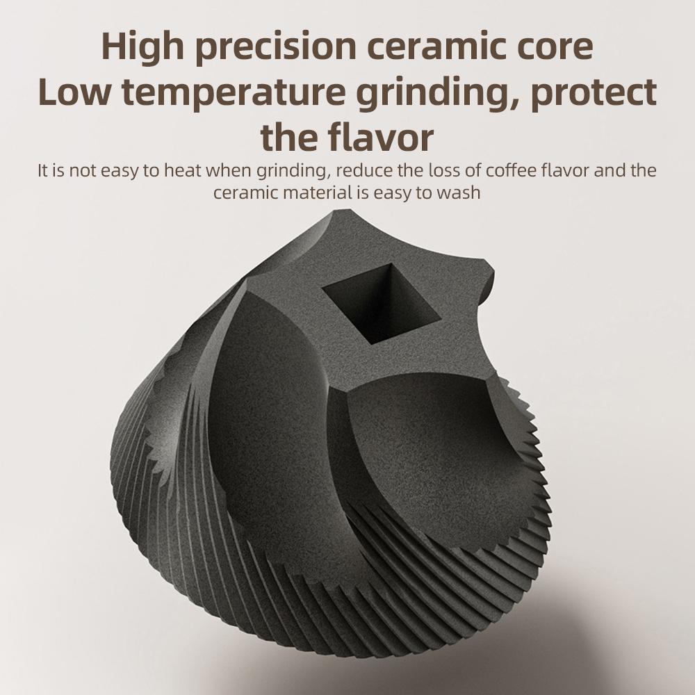 Electric Coffee Bean Grinder 5 Level Adjustable Auto Stop Gravity Espresso Grinder Portable