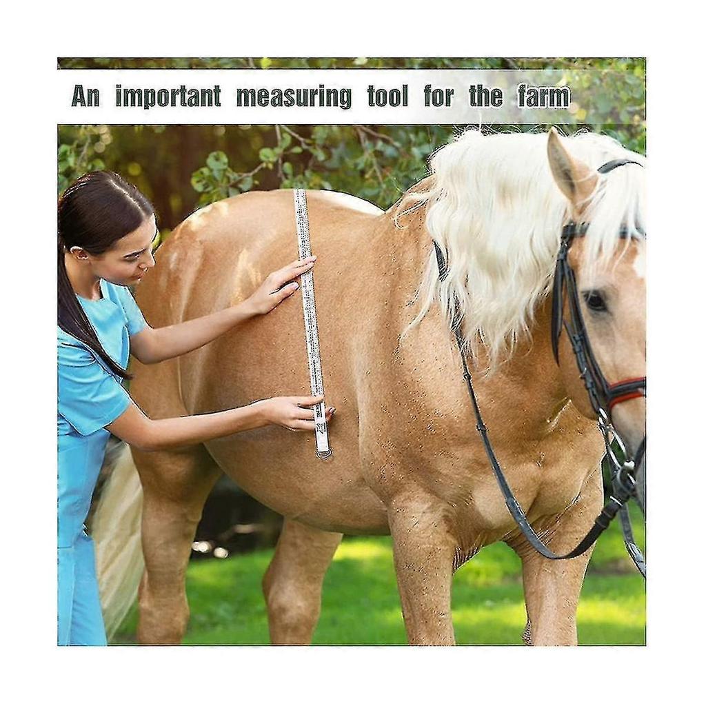 Horse Height Weight Tape Horse Measuring Tape Pvc Horse Measuring Stick Livestock Body Measuring To - RiRi