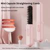 Mini Portable Hair Straightening Comb Dual Use Straight Curling Anti Frizz Great Birthday Gift for Women Girls Hair Care Lover