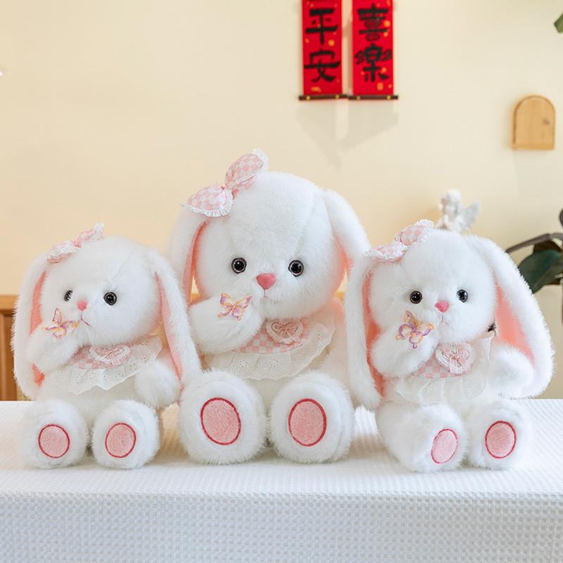 Plush Bunny Toy Cute Cartoon Butterfly Girl Children Birthday Holiday Gift Doll
