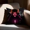 The Weeknd XO Наволочка Антипылевой клещ Наволочка Невидимая молния Шелковистый короткий плюш Чехол для диванной подушки