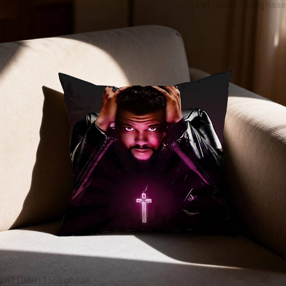 The Weeknd XO Наволочка Антипылевой клещ Наволочка Невидимая молния Шелковистый короткий плюш Чехол для диванной подушки