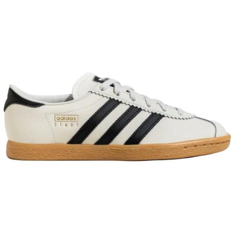 Adidas Stadt Chalk White Black Gum Unisex Sneakers Cream Core-Black JS4606