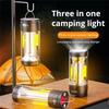 Multi-Function Camping Light Outdoor Portable Lighting Rechargeable Lamp Powerful Flashlight Tent Equipment Supplies