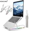 Универсальная подставка-кронштейн для ноутбука с USB Type-C HUB RGB из алюминиевого сплава, светящаяся, складная подставка-держатель для ноутбука для MacBook