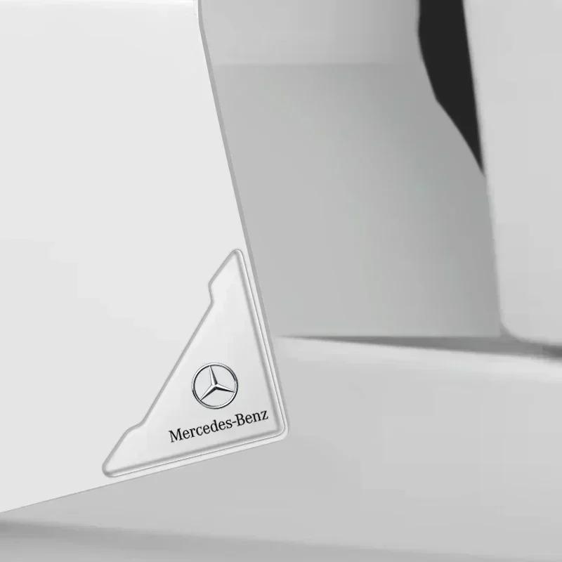 2 шт. Наклейки-декоры для защиты углов дверей автомобиля для Mercedes Benz AMG W212 W190 C300 W220 W176 W168 W108 Автомобильные аксессуары EUVWX1