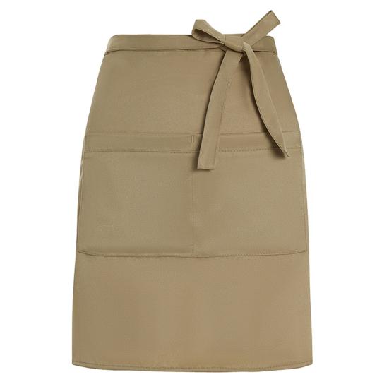 Фартук половинный официантский с большими карманами, водонепроницаемый, маслостойкий, регулируемый, мужской, женский, кухонный, шеф-повара, для кафе, ресторана, пекарни, цветочного магазина, бариста