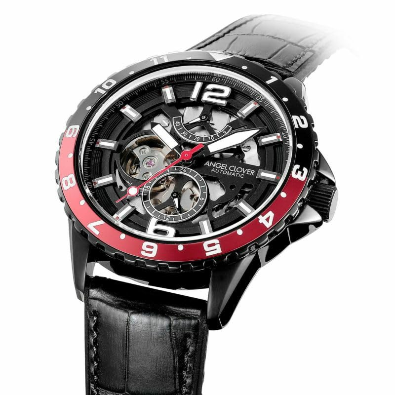Часы TIME CRAFT DIVER AUTOMATIC Time Craft Diver Automatic с черным циферблатом из нержавеющей стали, автоматический механизм, калибр 45 мм, обычная гарантия, бренд часов [Angel Clover]