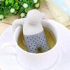 Creative Silicone Tea Strainer Mr. Tea Man Model Tea Infuser Interesting Food Grade Tea Infuser Tea Leaf Tea Filter Tea Bag