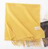 Solid Color Imitation Cashmere Scarf Women's Winter Warm Shawl Neck Scarves