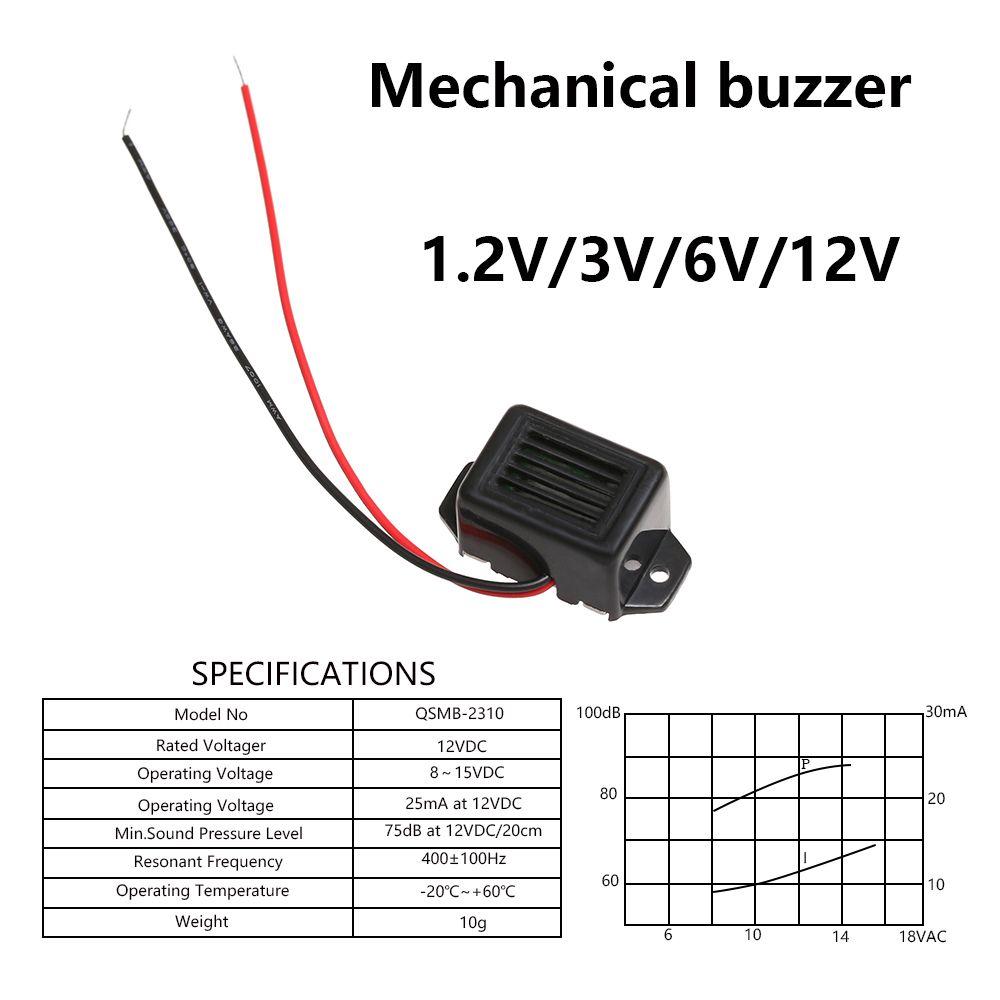 1pc Mini 33.5*15mm 85dB Electronic Buzzer Alarm Mechanical buzzer Constant Tone Sound Beeper