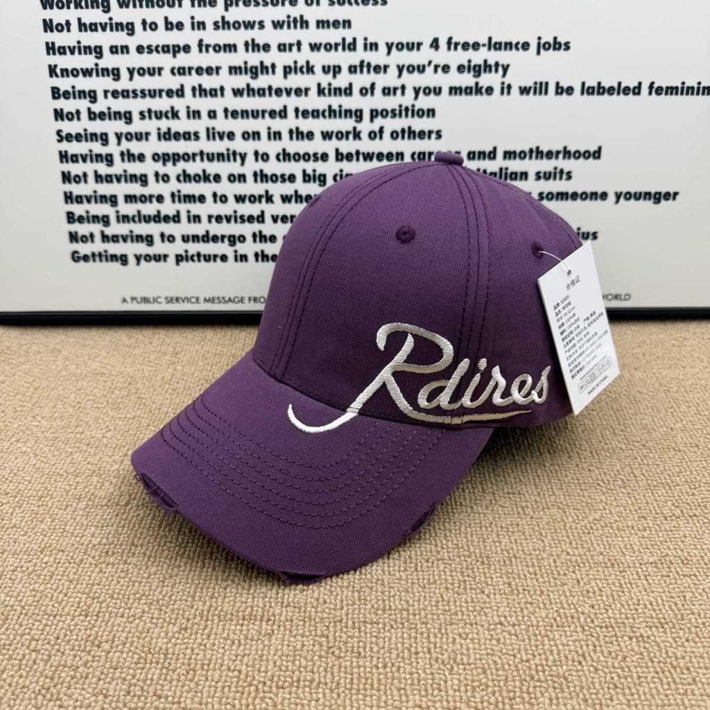 Men's and women's old-fashioned embroidered baseball caps are breathable and comfortable in summer, and the street trend is versatile and retro peaked