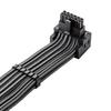 Кабель CableMod Universal Pro ModMesh в оплетке 12VHPWR 90 StealthSense Прямой кабель PCIe 12V-2x6 (Вариант B, Углерод)