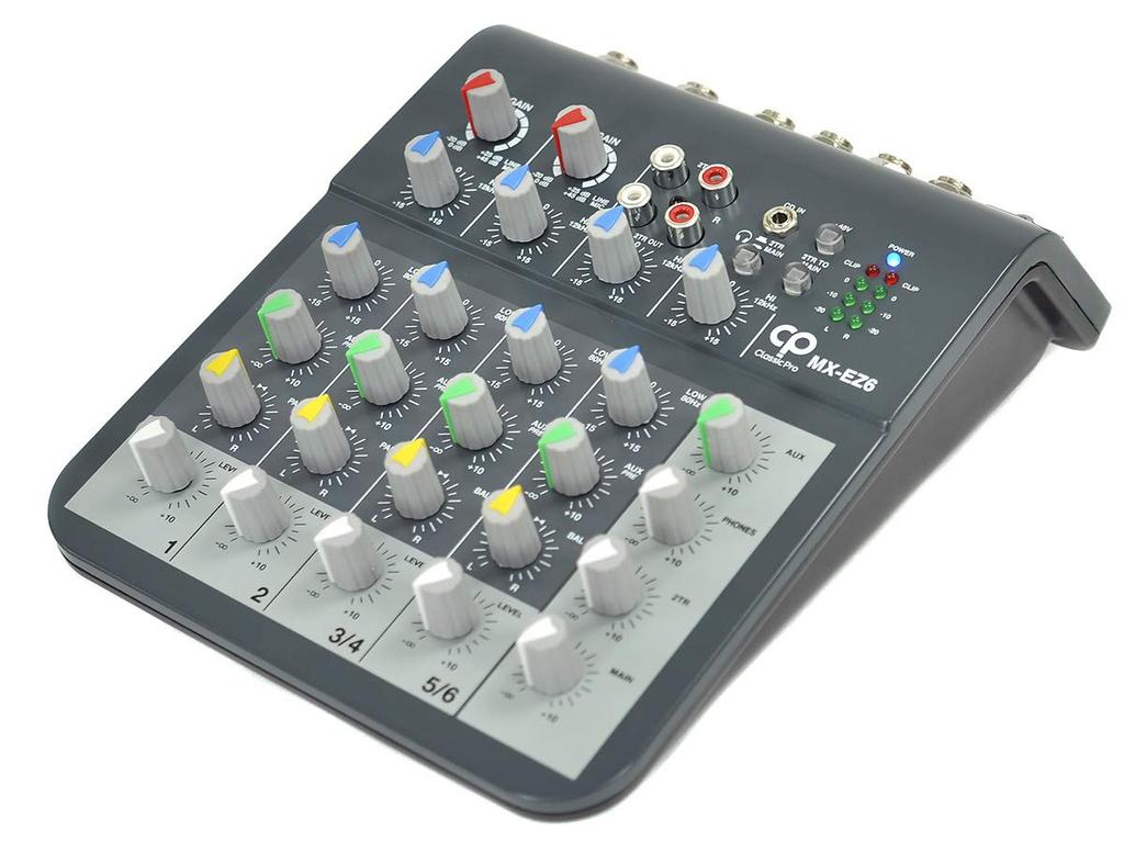 CLASSIC PRO Analog Mixer Analog Mixer MX-EZ6