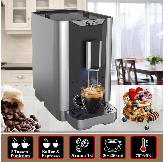 Coffee Machine Acopino Venezia Anthracite (SW10215.1)