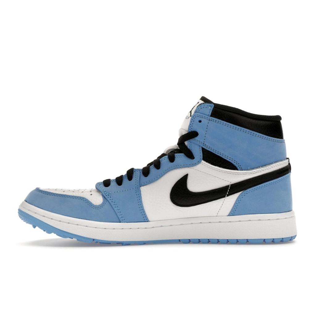 Air Jordan 1 High Golf University Blue Men Sneakers Black White DQ0660-400