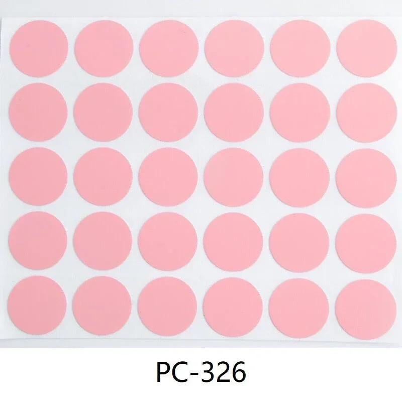 54pcs/Sheet Self Adhesive Furniture Screw Cap Cover Stickers PVC Round Stickers For Wood Craft Desk Cabinet Decorative Decals