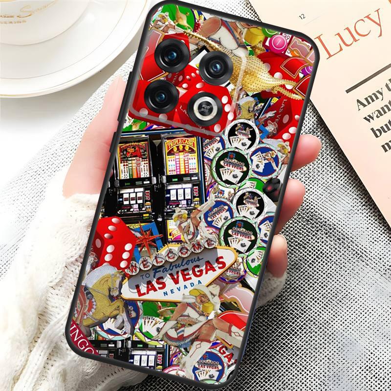 Las Vegas Casino Poker Cover For OnePlus 15 13 13R 13T 12 12R 10T 11 10 Pro OnePlus Nord CE 5 3 4 Lite N20 N30 Case