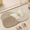 Toilet Shower Floor Mat Quick Dry Wash Non-slip Door Mat Diatom Mud Bathroom Absorbent Floor Mat Toilet Door