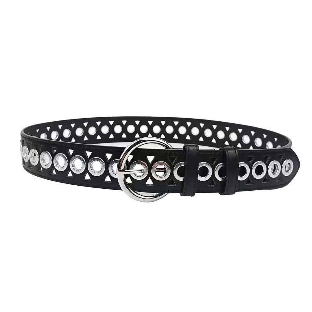Korean Style PU Leather Belt Metal Buckle Y2K Girl Waistband Elegant Wide Waistband Ladies/Girls