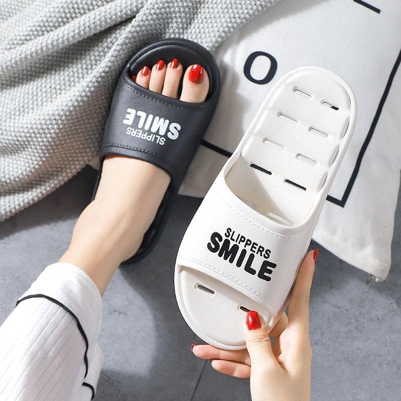 Мода 2025 Новые домашние тапочки Полые Парные Комнатные Бытовые Банные Быстросохнущие Тапочки